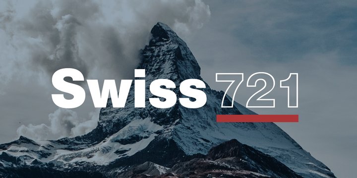 Шрифт Swiss 721