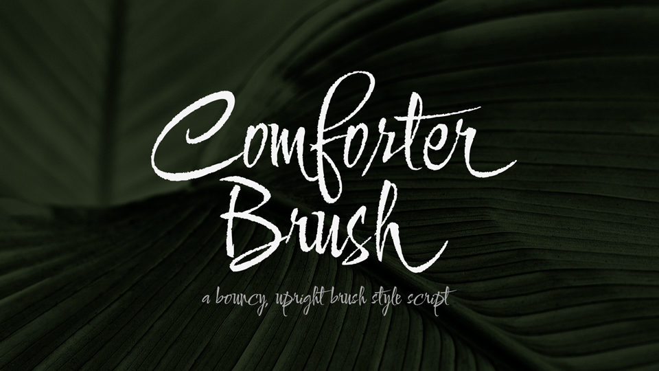 Шрифт Comforter Brush