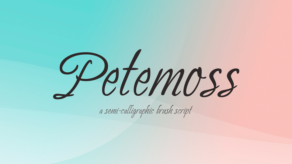 Шрифт Petemoss