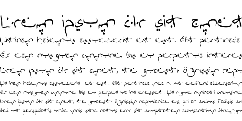 Шрифт Arabdream