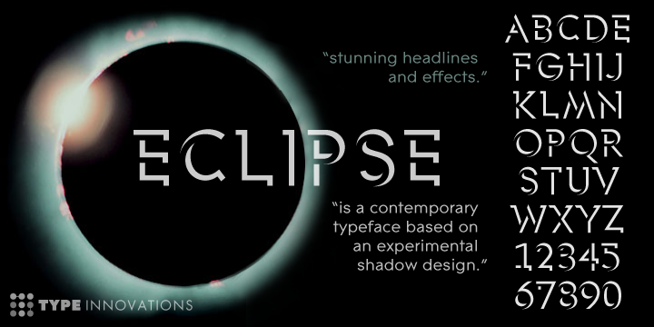 Шрифт Eclipse