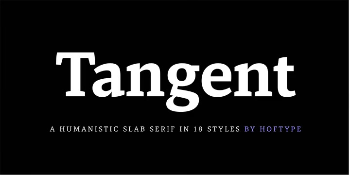 Шрифт Tangient Serif