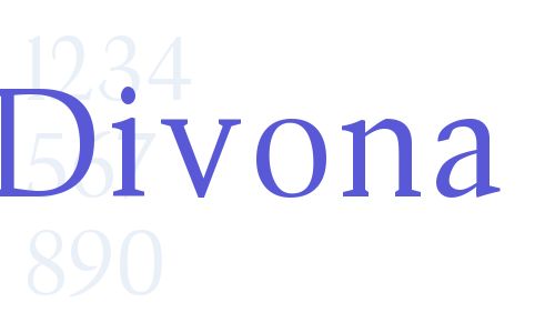 Шрифт Divona