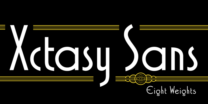 Шрифт Xctasy Sans