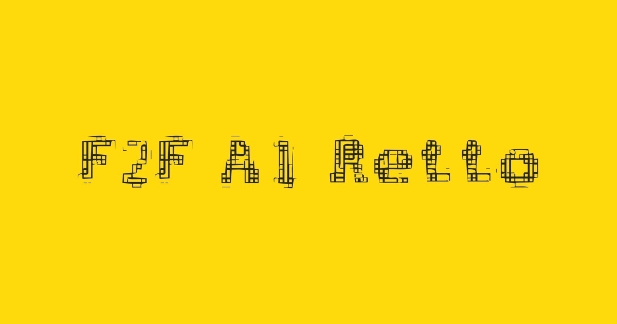 Шрифт F2F Al Retto