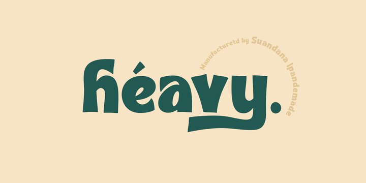 Шрифт Heavy Heap