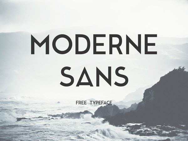 Шрифт Moderne