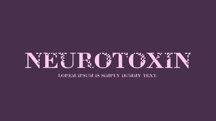 Шрифт Neurotoxin