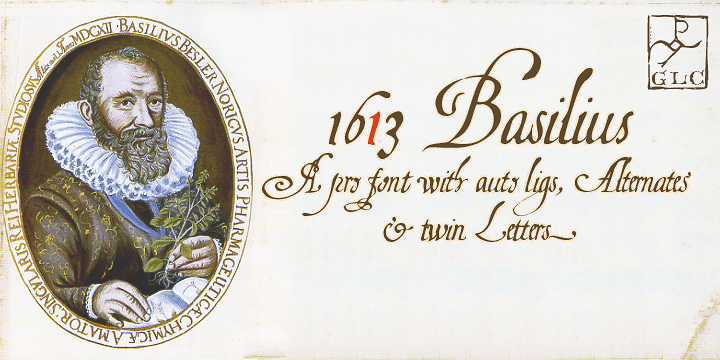 Шрифт 1613 Basilius