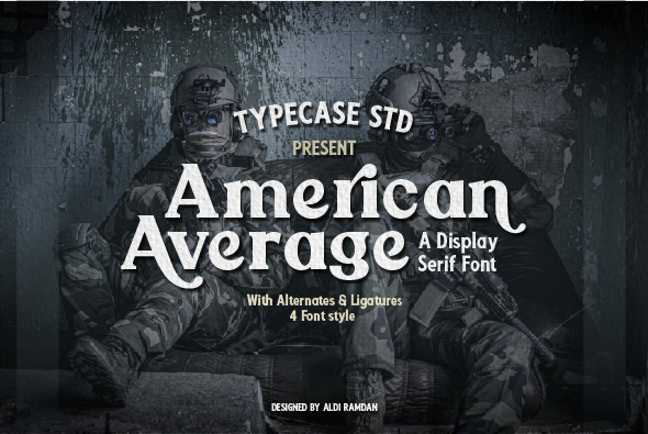 Шрифт American Average