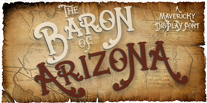 Шрифт Baron Of Arizona