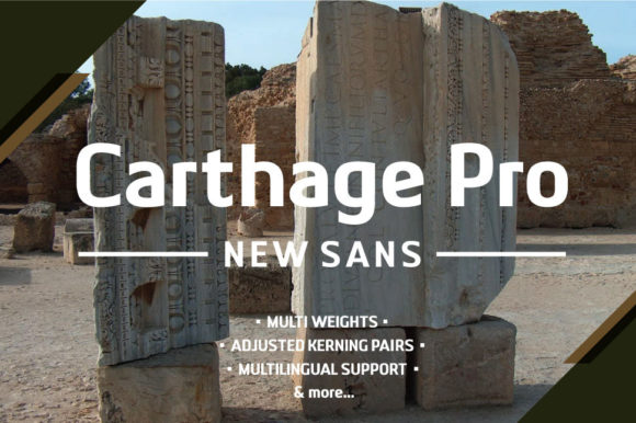 Шрифт Carthage
