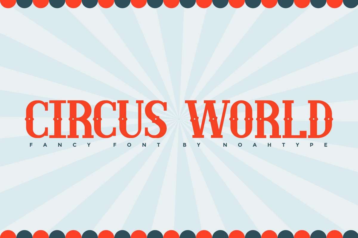 Шрифт Circus World