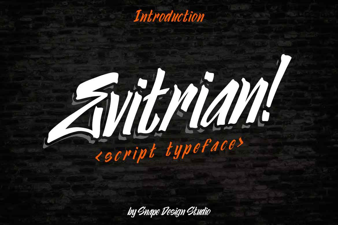 Шрифт Evitrian