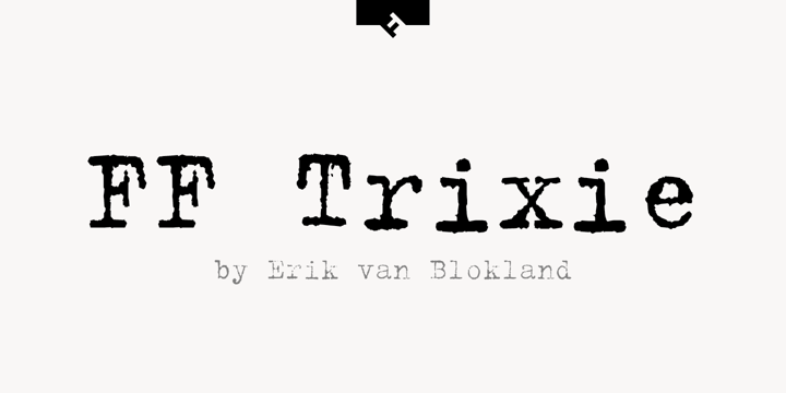 Шрифт FF Trixie