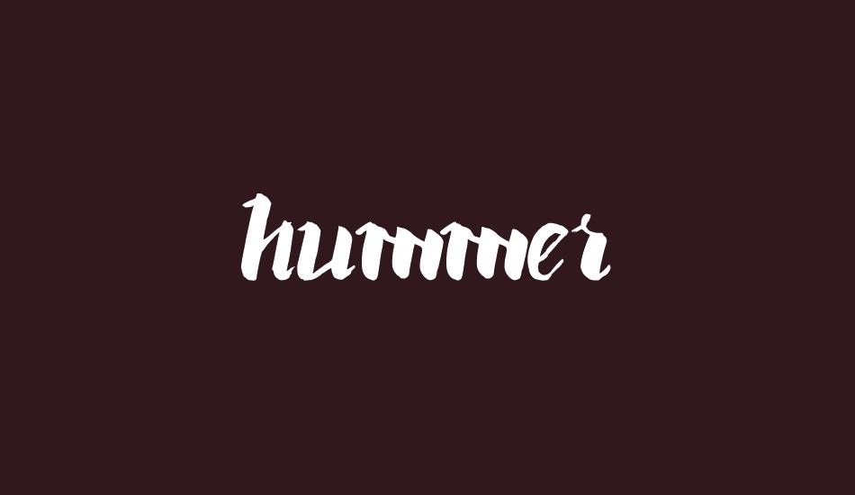 Шрифт Hummer