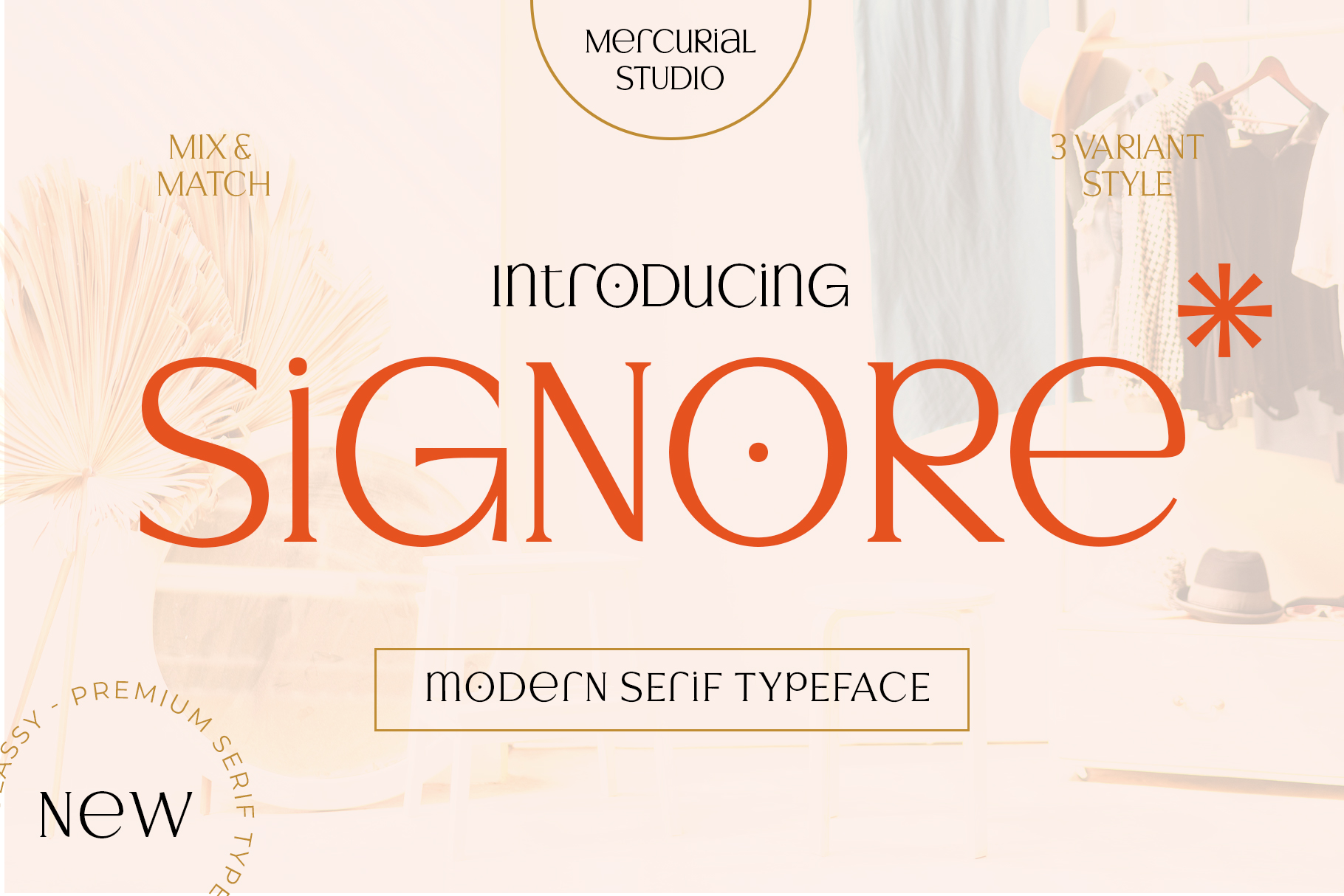 Шрифт Signore Serif Typeface