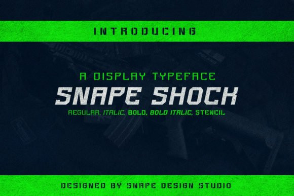 Шрифт Snape Shock