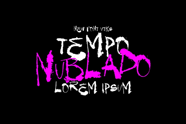Шрифт Tempo Nublado