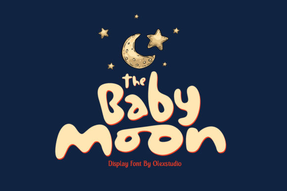 Шрифт The Baby Moon