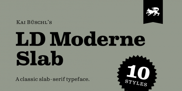 Шрифт LD Moderne Slab