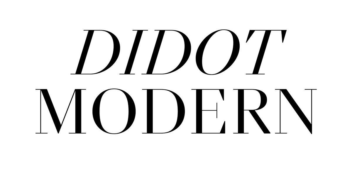 Шрифт NN Didot Modern
