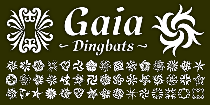 Шрифт Gaia