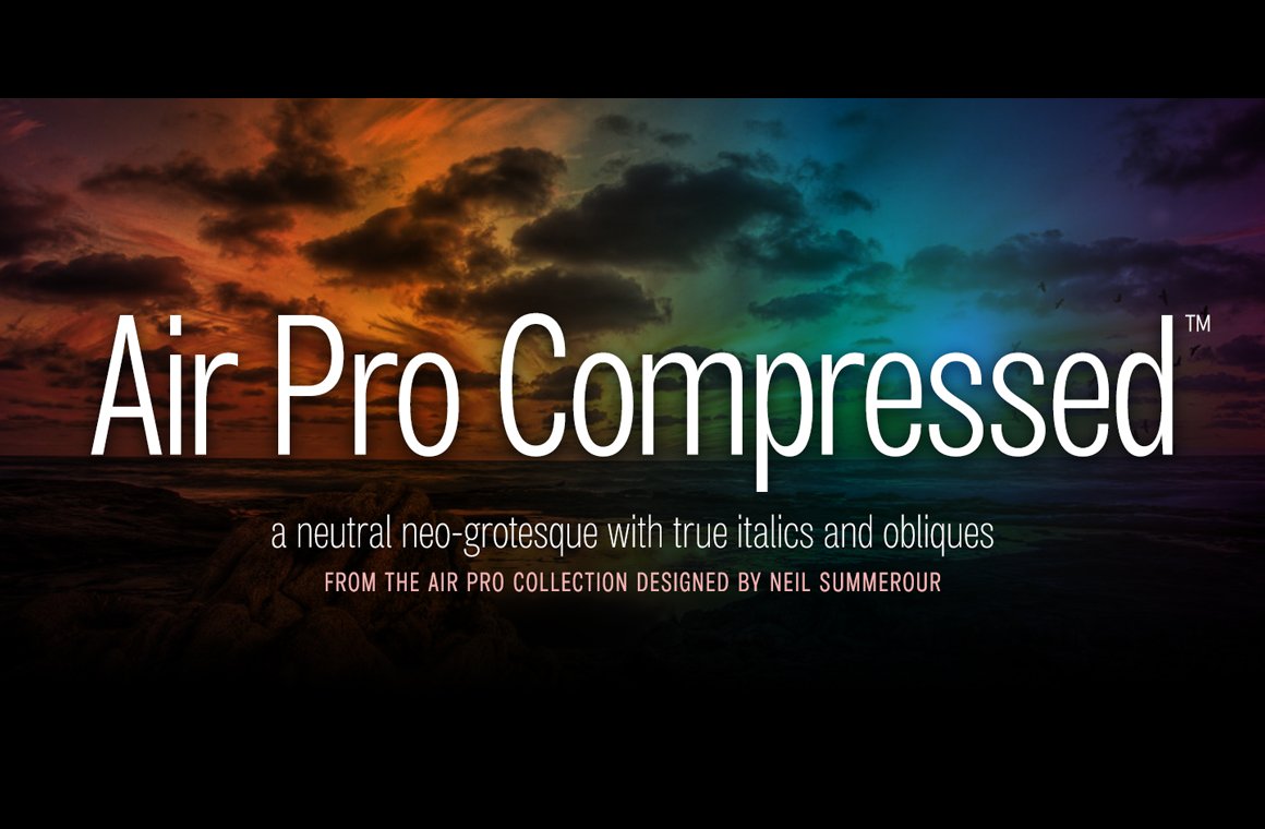 Шрифт Air Pro Compressed