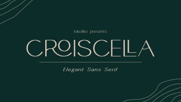 Шрифт Croiscella