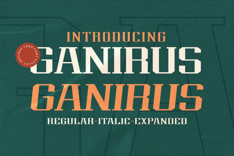Шрифт Ganirus