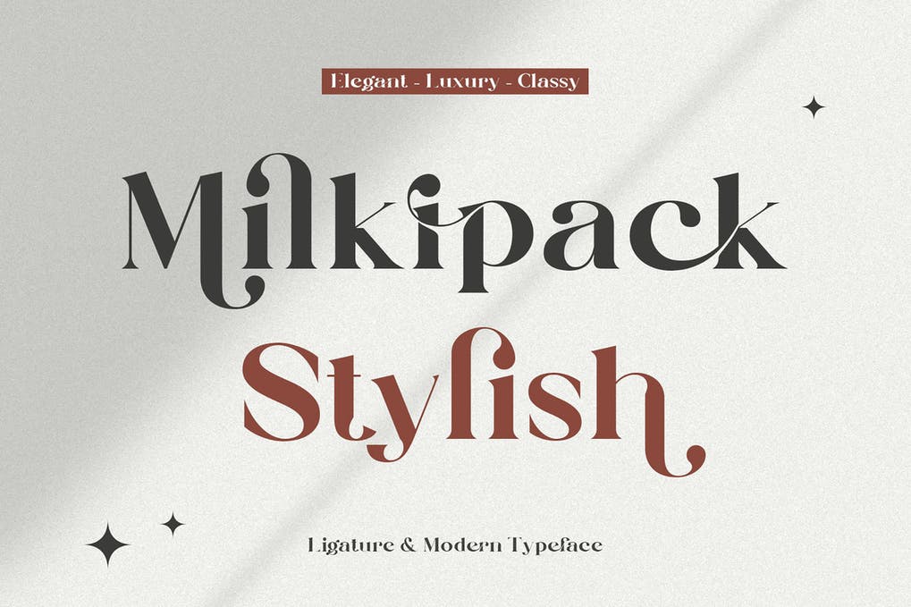 Шрифт Milkipack