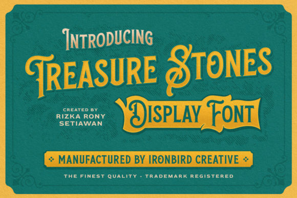Шрифт Treasure Stones