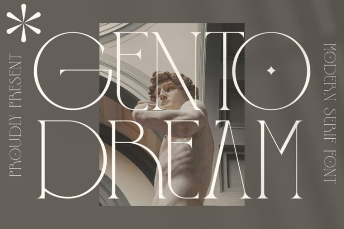 Шрифт Gento Dream