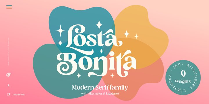 Шрифт Losta Bonita