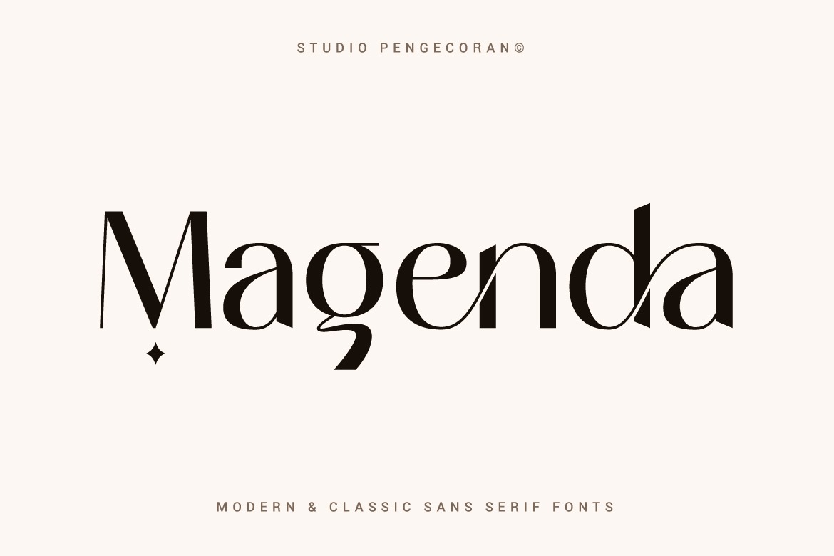 Шрифт Magenda