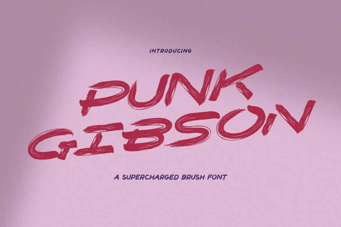Шрифт Punk Gibson