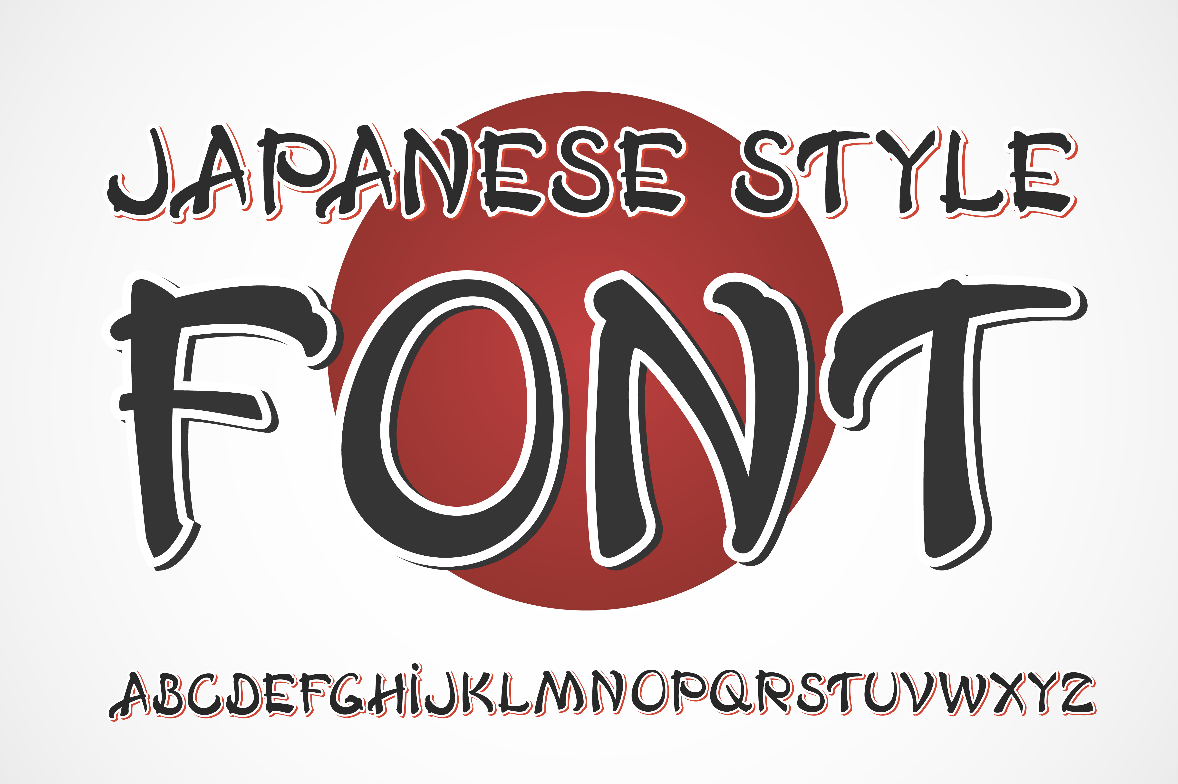 Шрифт Japan Stylish
