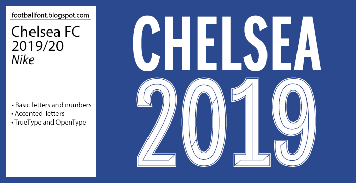 Шрифт Chelsea 19-20