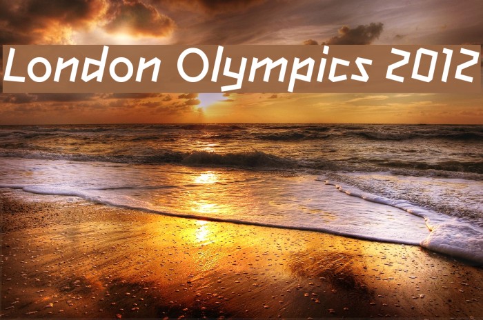 Шрифт London Olympics 2012