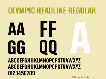 Olympic Headline Condensed