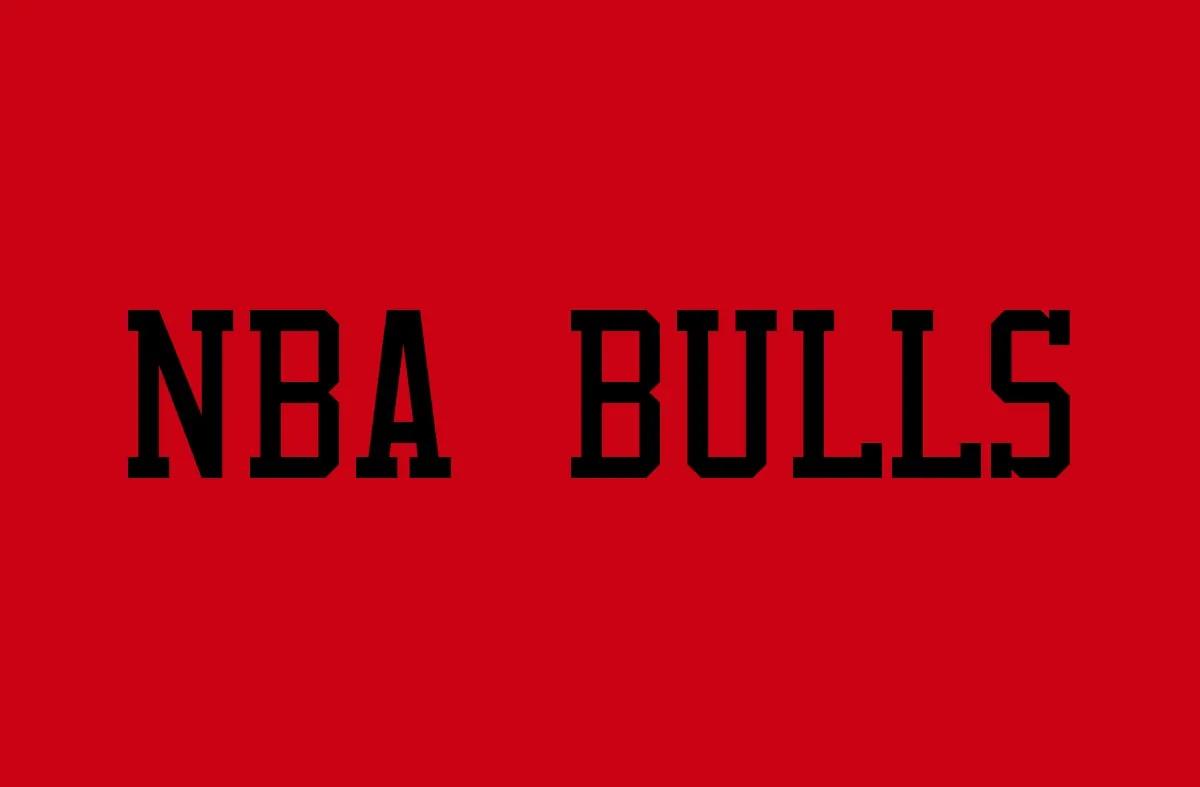 Шрифт NBA Bulls