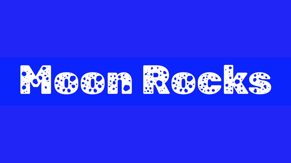 Шрифт Rubik Moonrocks