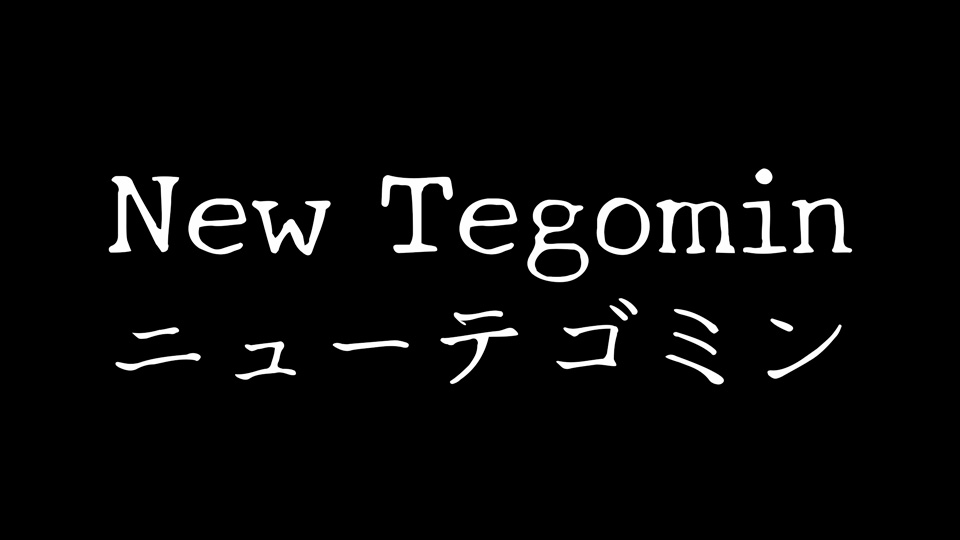 Шрифт New Tegomin