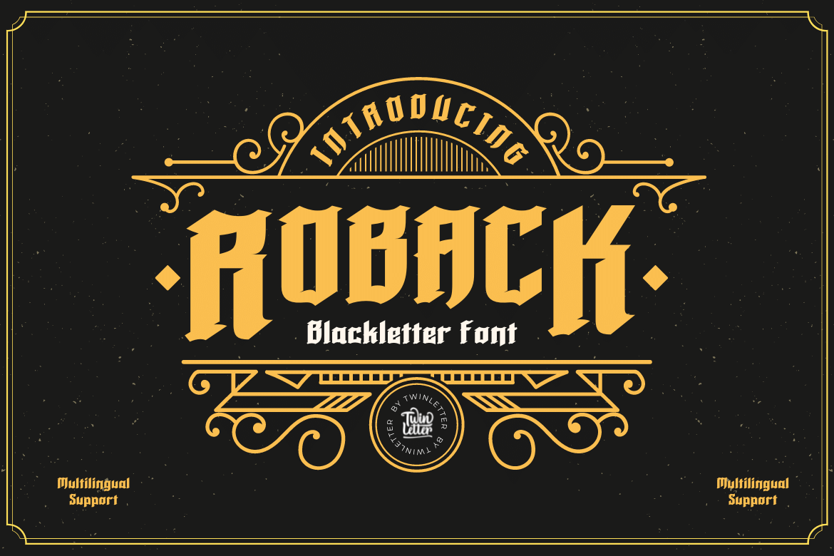 Шрифт Roback