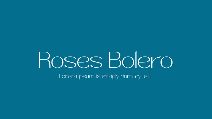 Roses Bolero