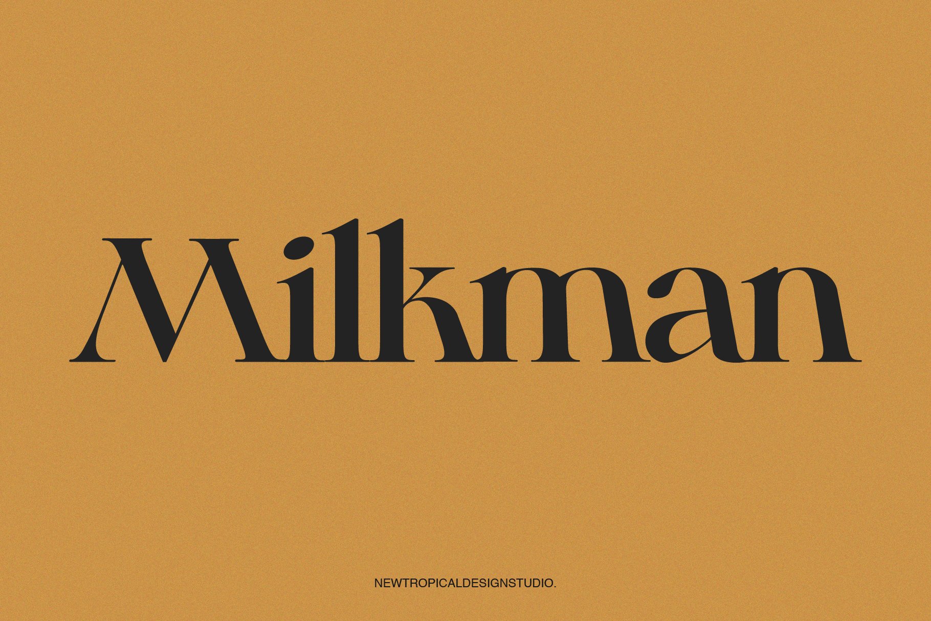 Шрифт Milkman