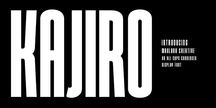 Шрифт Kajiro Sans Condensed