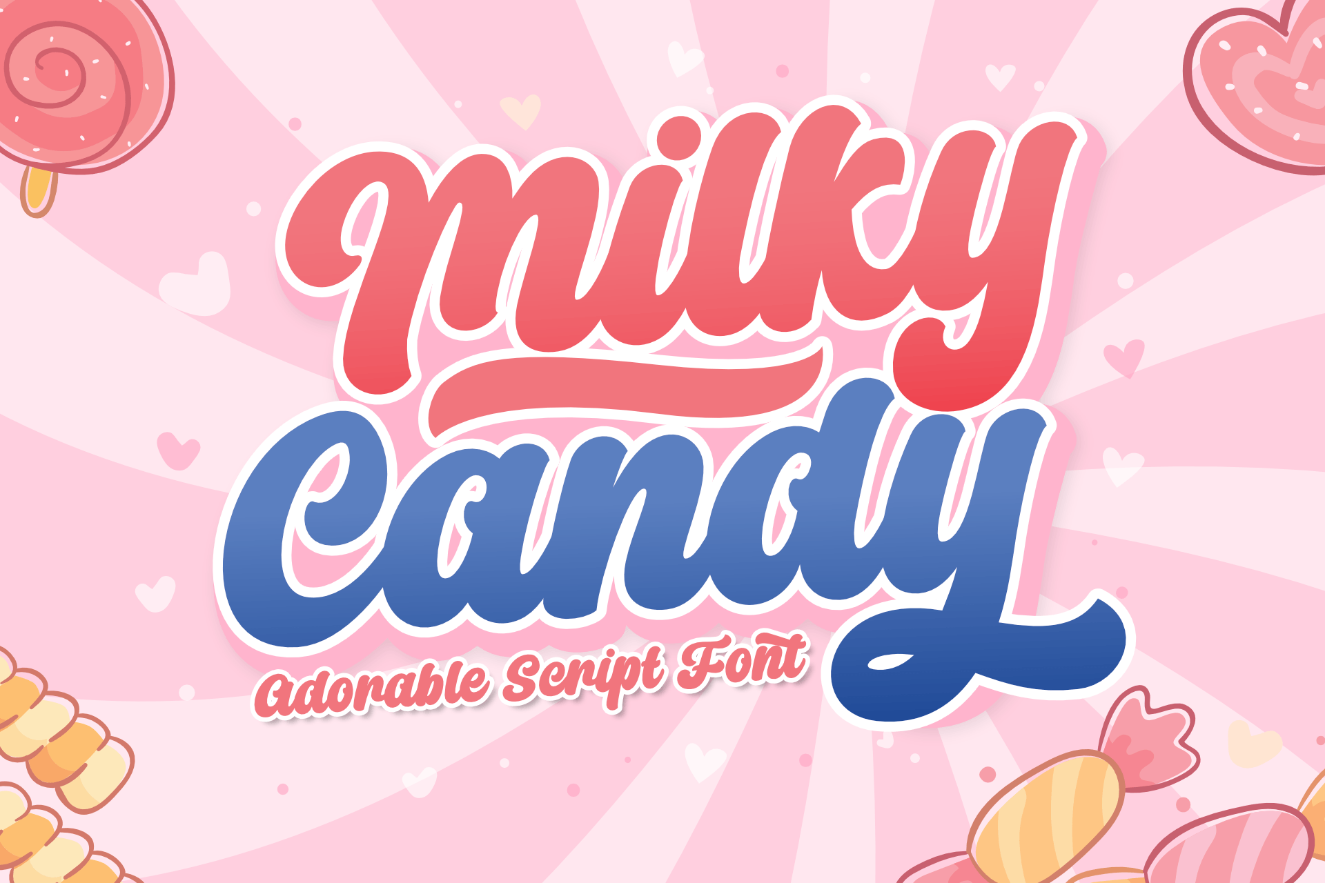 Шрифт Milkly Candy