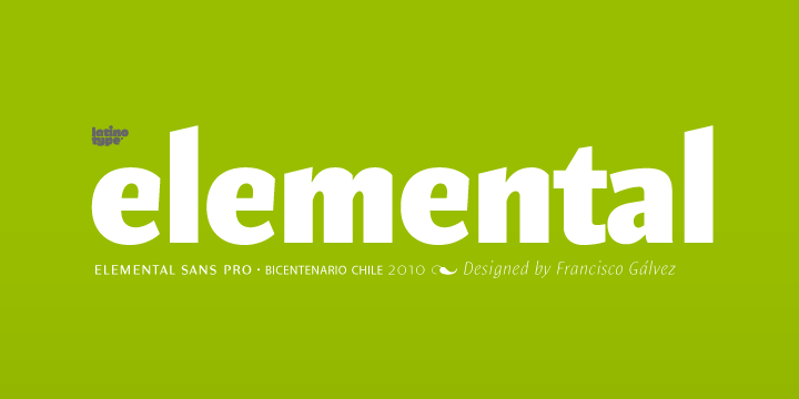 Шрифт Elemental Sans Pro