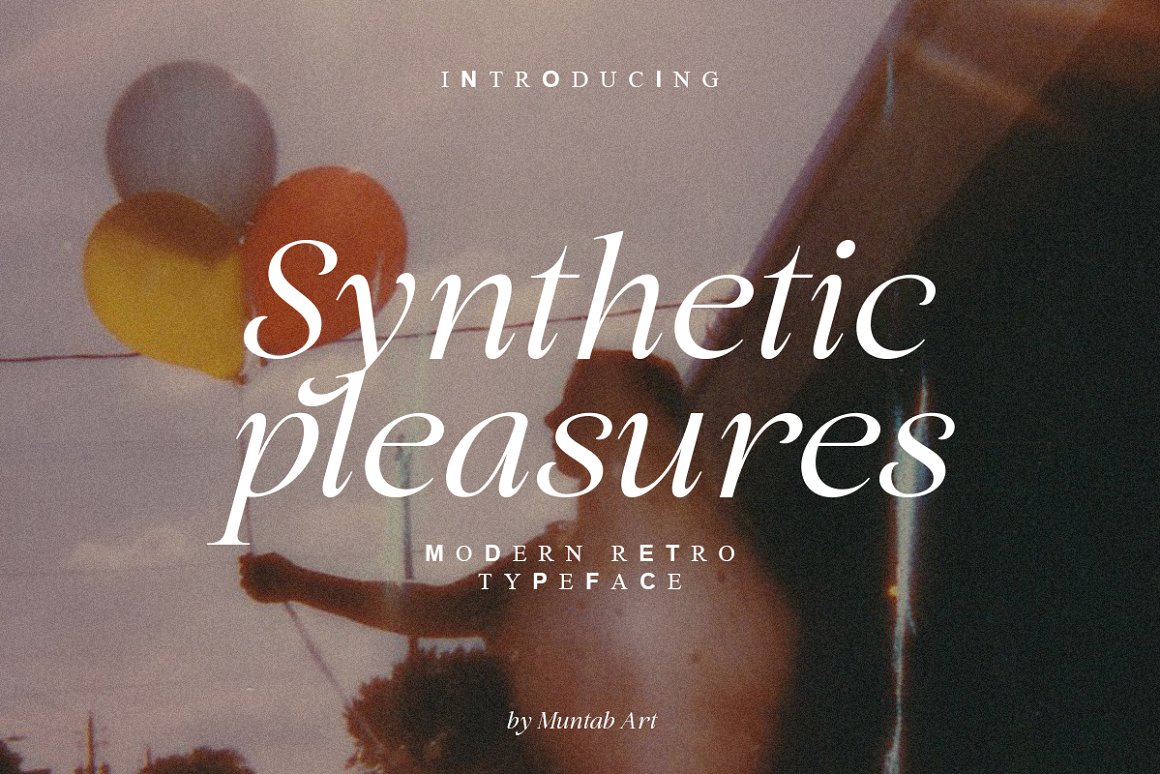 Шрифт Synthetic Pleasures